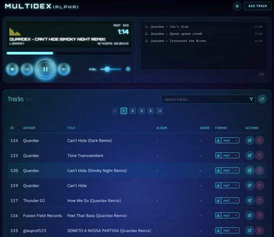 Multidex Interface Preview